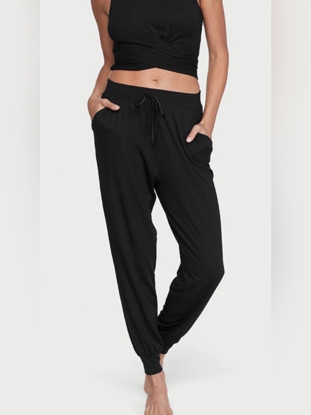 Victoria's Secret Heavenly Black Modal Loungewear Set